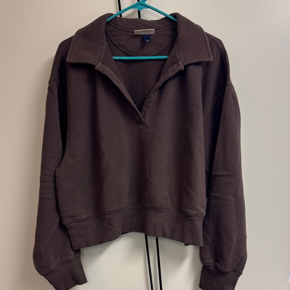 Universal Thread Chocolate Brown Pullover - image 1